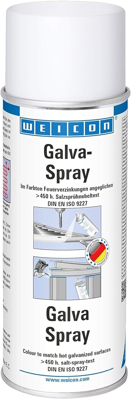 – Galva Spray 400 ml Rust Protection Permanent Corrosion Protection Primer