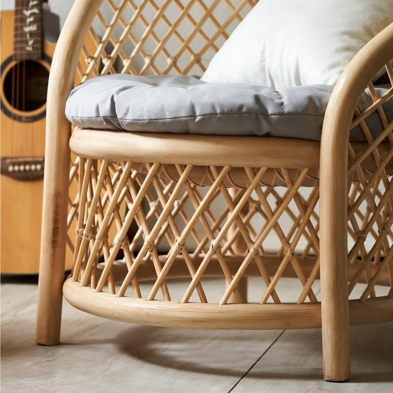 Office Chair Japanese Rattan Chair Household Balcony Leisure Chair Simple Sofa Leisure Chair Gaming Chair