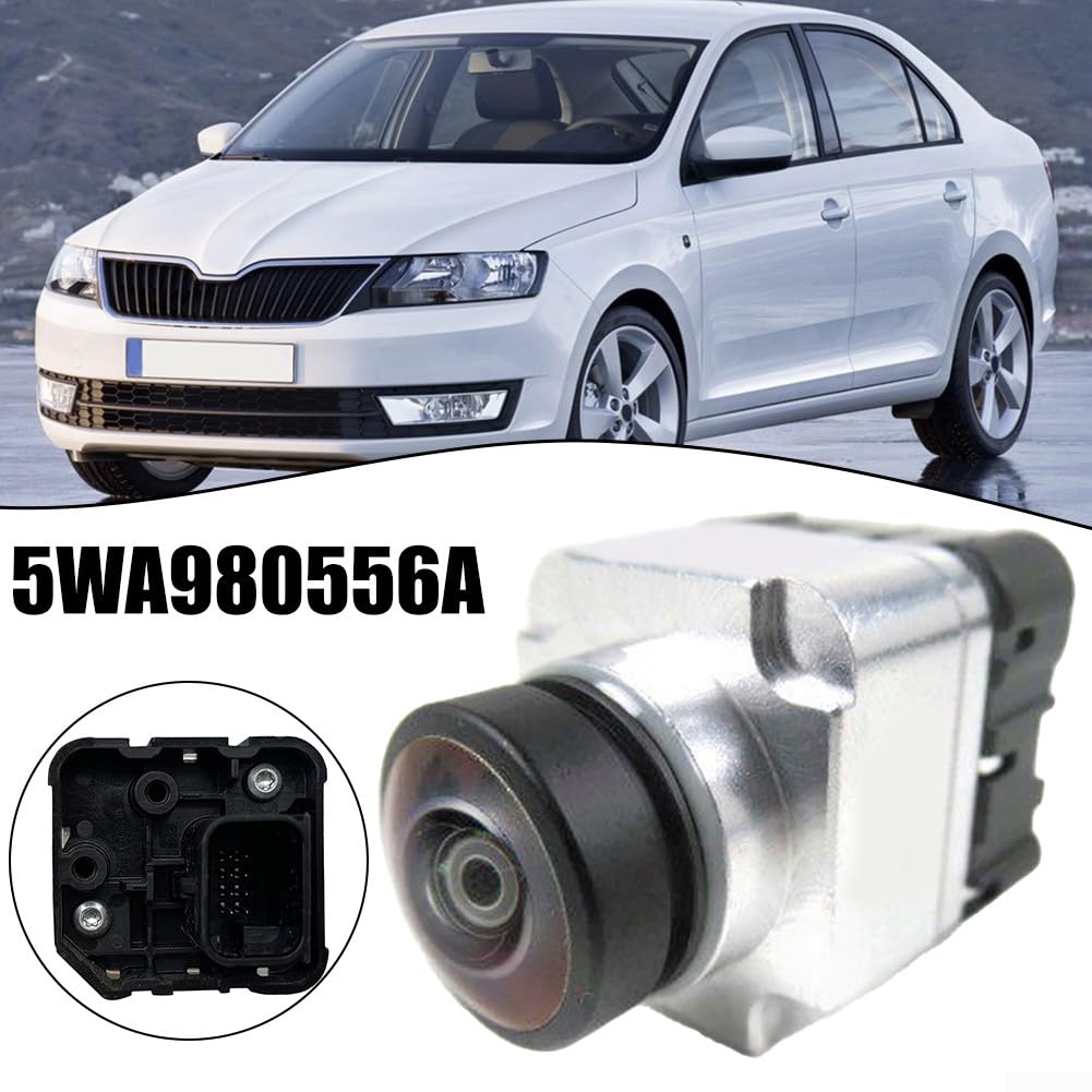 Cámara de respaldo para vehículo, cámara de visión trasera de coche 5WA980556 5WA980556A 5WA980556B 5WA980556C 5WA980556D 5WD980556 5WD980556A para Skoda