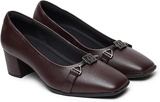 YOHO Bliss Heel 002 Slip-on Loafers for Women | Comfortable &amp; Stylish Block Heeled | Fashion Moccasins with Footpharma Foo