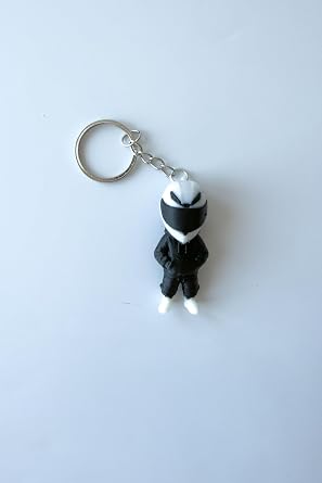 Motorcu Kaskl  Fig r Anahtarl k | 3D Bask  Fig r, Metal Halka