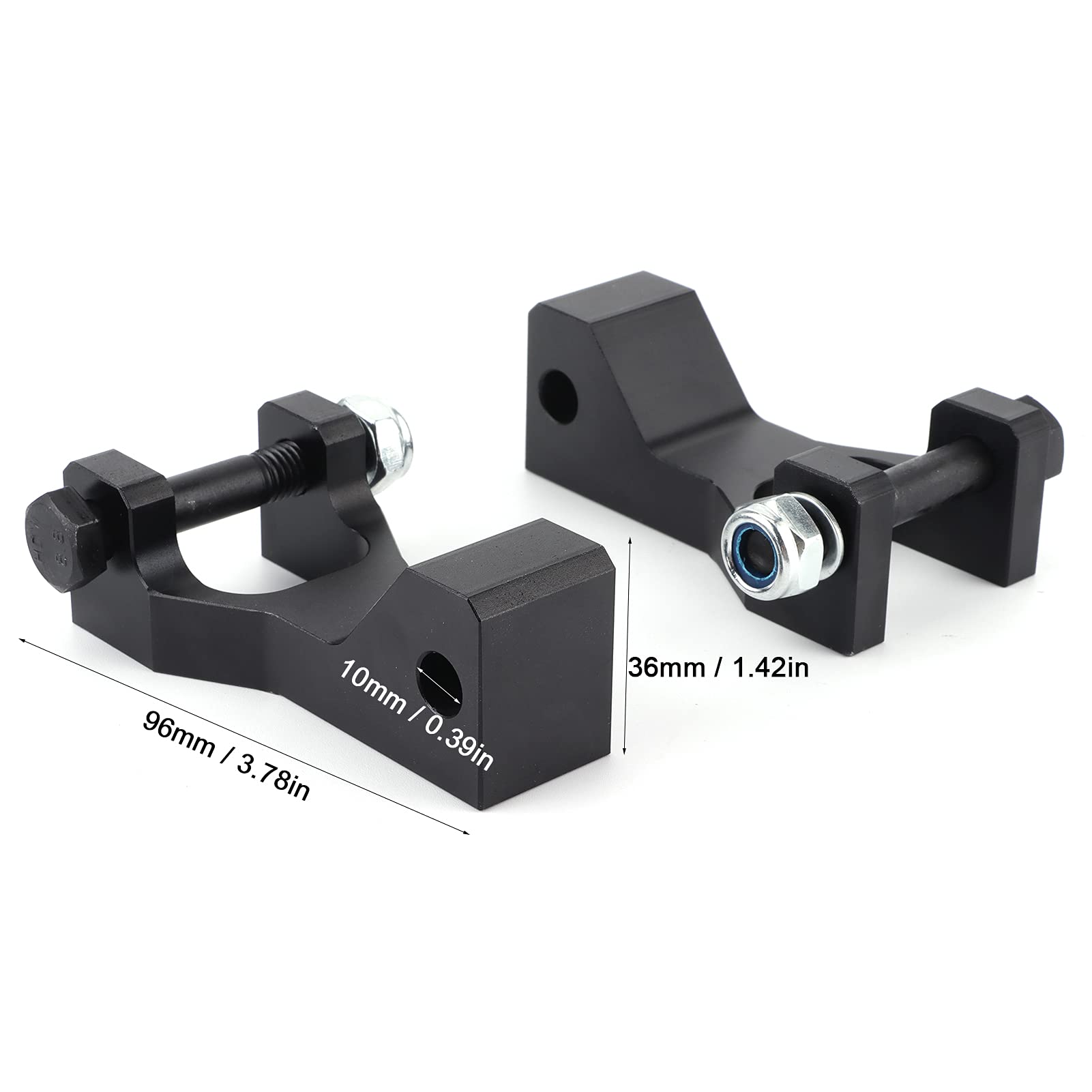 Kit de Bloc D'abaissement Avant pour ATV, Piste Inférieure de 3,5 Pouces, Piste Plus Large de 2 Pouces, Virage Rapide, Compatible avec Warrior 350,660,700