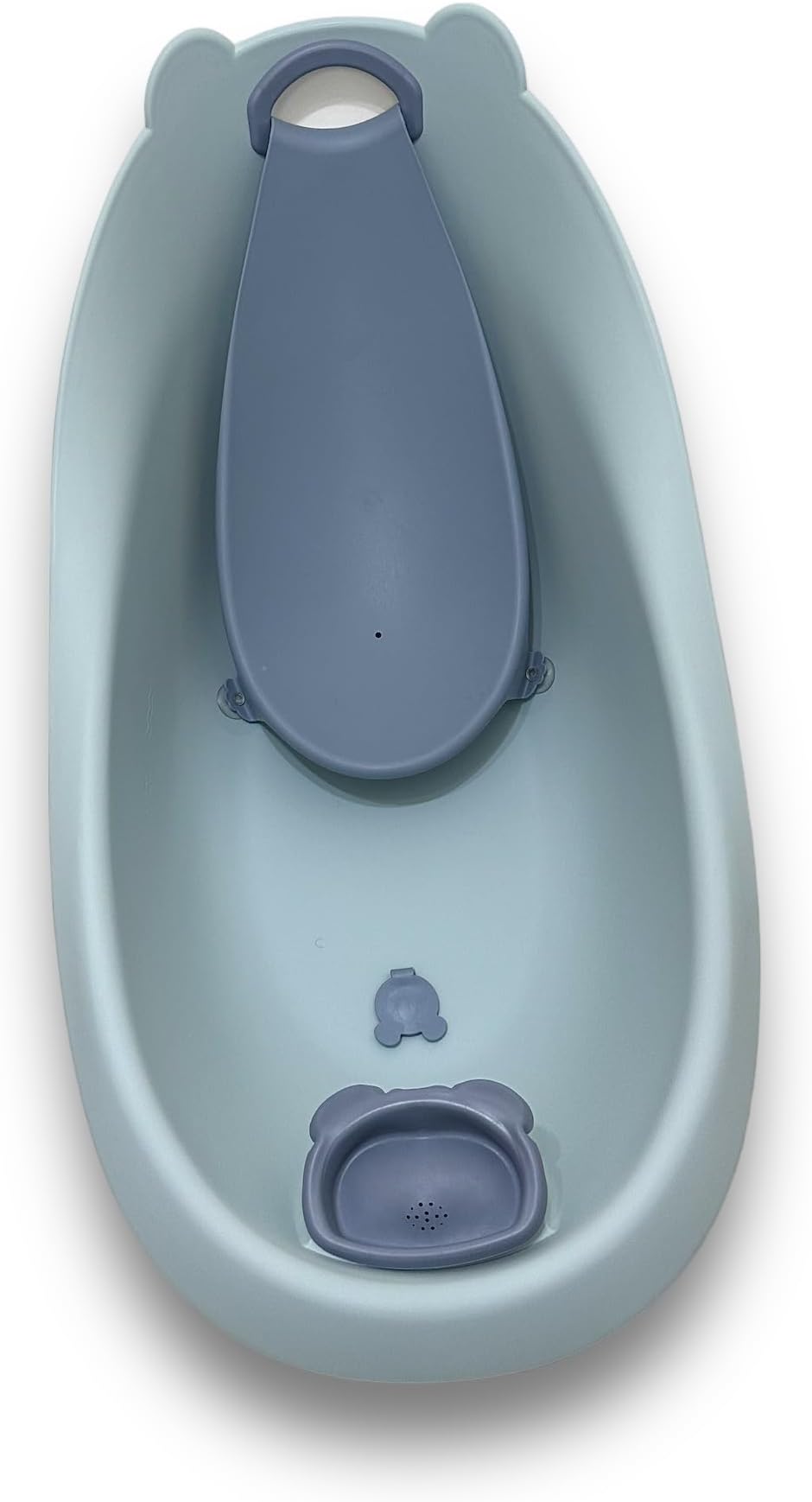 ALLNEEDSUAE, Baby Bathtub, Anit-Slip, Baby Shower, Toddler Bathtub, Removable Infant Seat, Drain Plug, Fits Most Sinks, Color Blue&Pink (Blue)