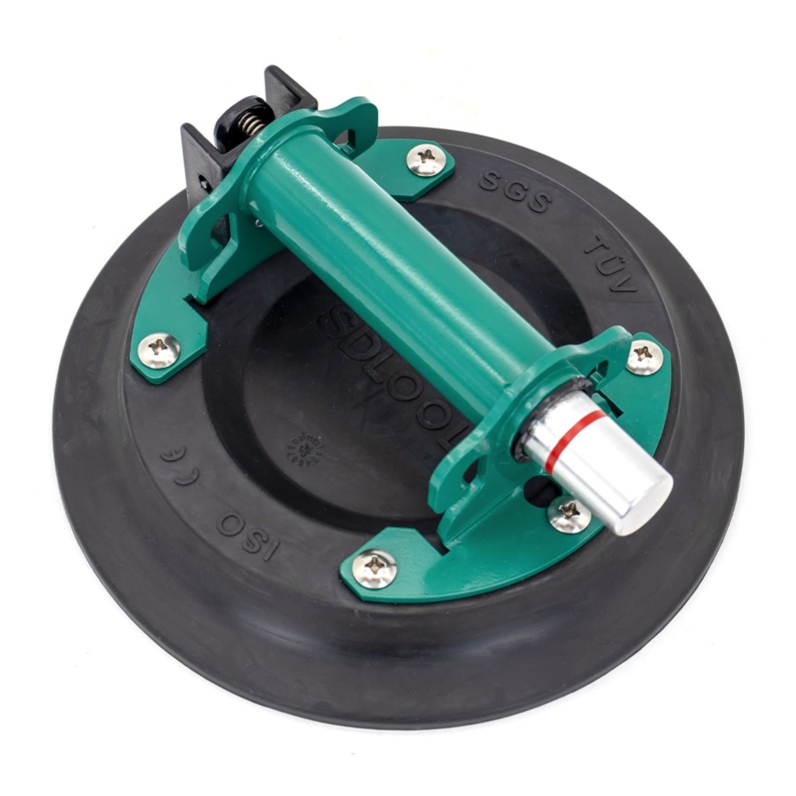 Seam Setter Vacuum Ventosa Sollevatore di Vetro Manico in Metallo Pompa in Alluminio Ventosa Sollevatore Marmo Granito Lastre Piastrelle Strumento di Sollevamento per Aggraffatura e Un-Seaming Glass