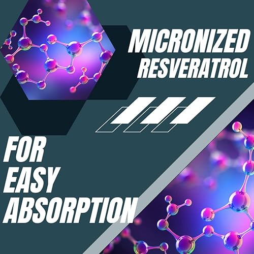 Miniatura 5 de Research Labs Suplemento de resveratrol micronizado de alta potencia 2 Fer 1 Ad - Potente suplemento antioxidante, transveratrol para la salud