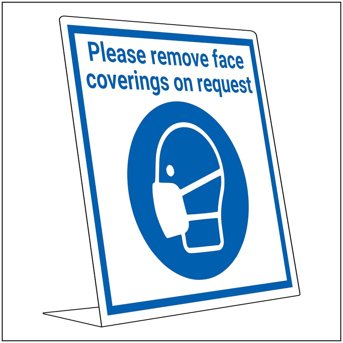 V Safety DS005AU-R2 Cartello In Plastica Rigida 150x200 Mm - Segnale Per Ingressi E Aree Condivise - Altamente Visibile E Lavabile