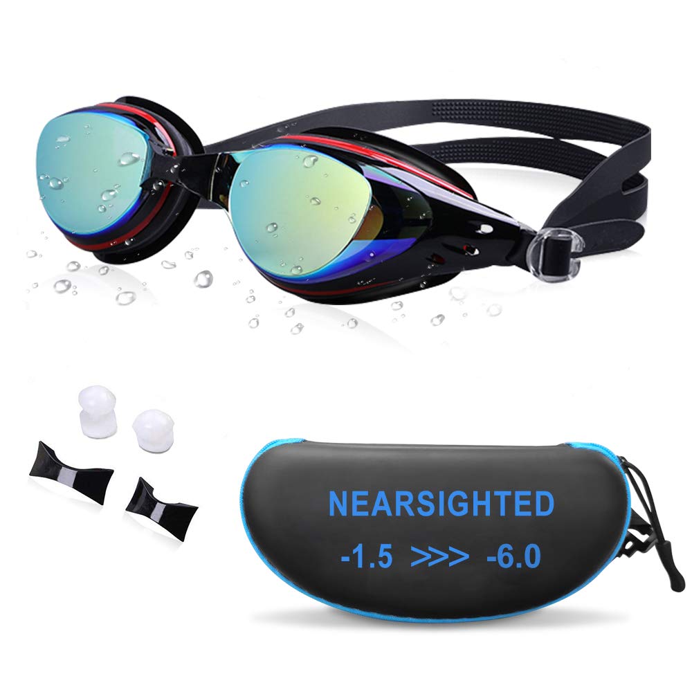 Buy AIKOTOO Swim Goggles,Shortsighted Swimming Goggles Myopic with