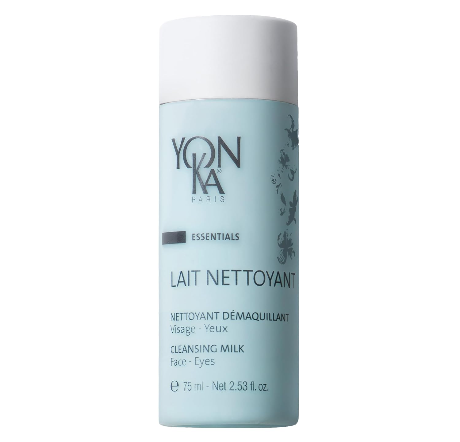 Yonka Lait Nettoyant Facial Cleanser, Gentle Milk Cleanser & Makeup Remover, Daily Plant Based Wash, Moisturize and Balance Skins pH, All Skin Types, Paraben-Free