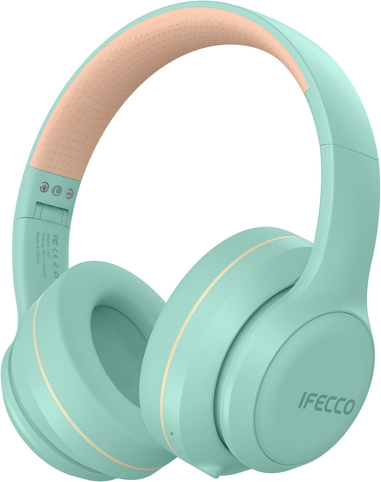 Cuffie Bluetooth Over-Ear TECKNET - 70 Ore Autonomia, 4 EQ, Microfono, Pieghevoli Per Viaggio, PC E Cellulare - Foto 3