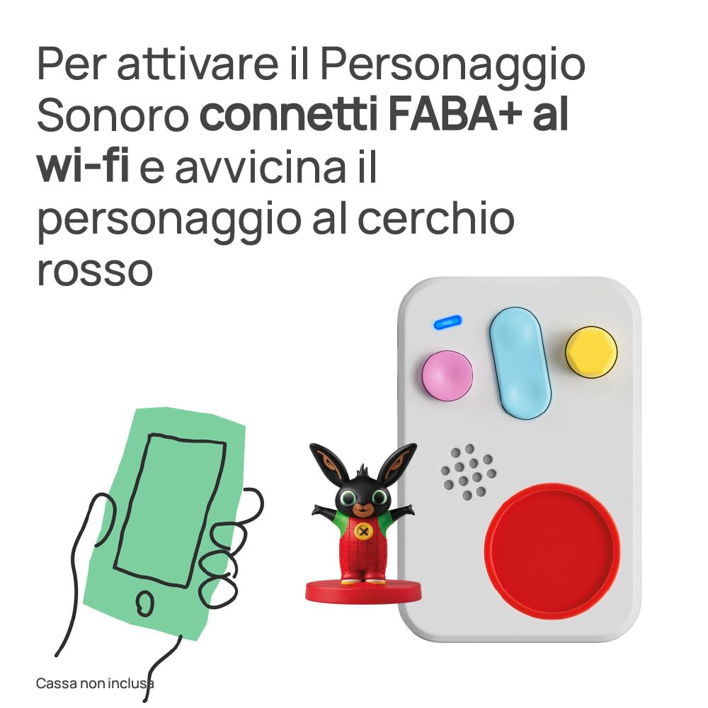 Faba Personaggio Sonoro – Un giorno con Bing - Storie sonore per bambini 1-3 anni - Ascoltabile con i Raccontastorie, versione italiana