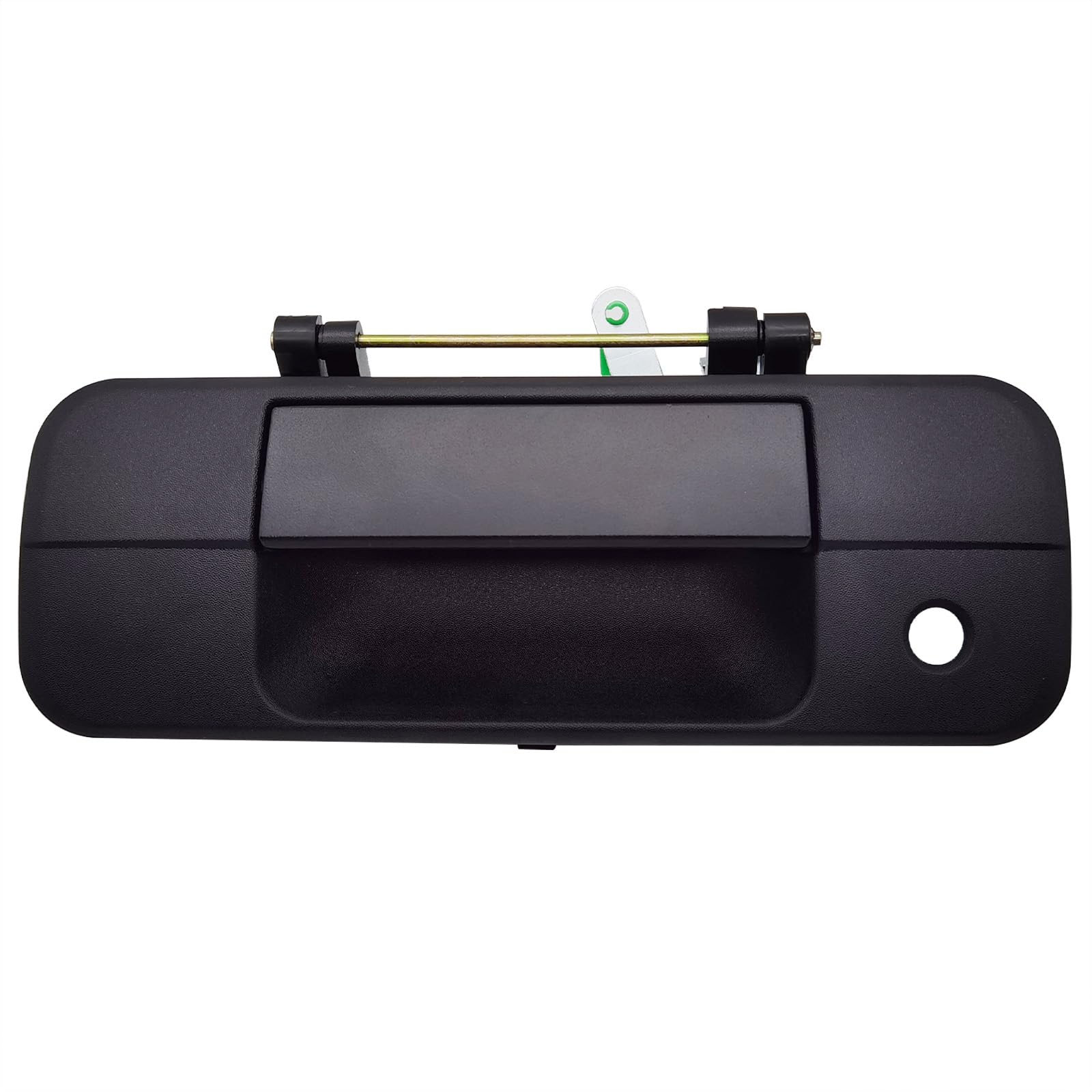 Tailgate Handle Assembly, Upgraded Metal - Compatible with 2007-2013 Toyota Tundra - Liftgate Latch Handle, Textured Black No Camera Hole - OEM 69090-0C040, 81213, TO1915113