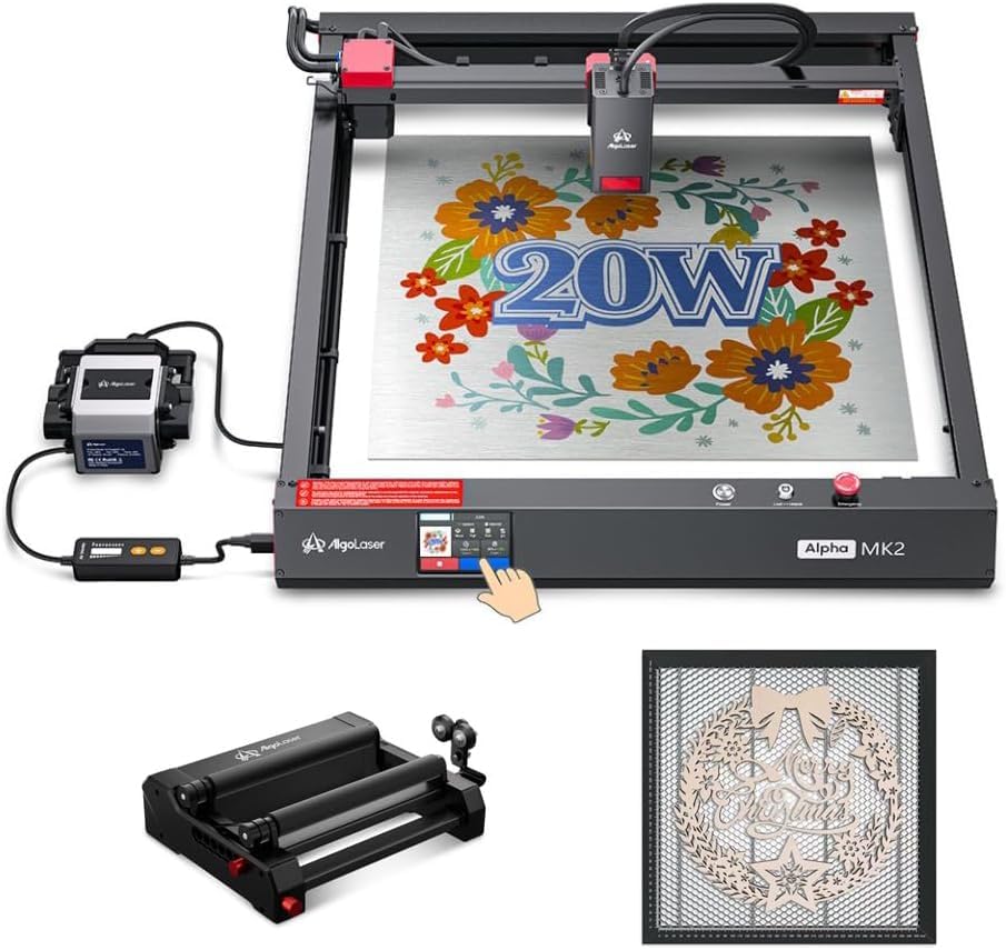 Amazon.co.jp: AlgoLaser Alpha MK2 20W+ 彫刻機、カッター