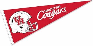 Houston Cougars Football Helmet Pennant