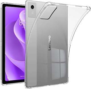 Clear Case for Lenovo Idea Tab Plus 12.1" TB361FU/TB361ZU/TB365FC 2025 Release Tablet Ultra Clear Soft Flexible Case Transparent TPU Skin Bumper Back Cover Shell