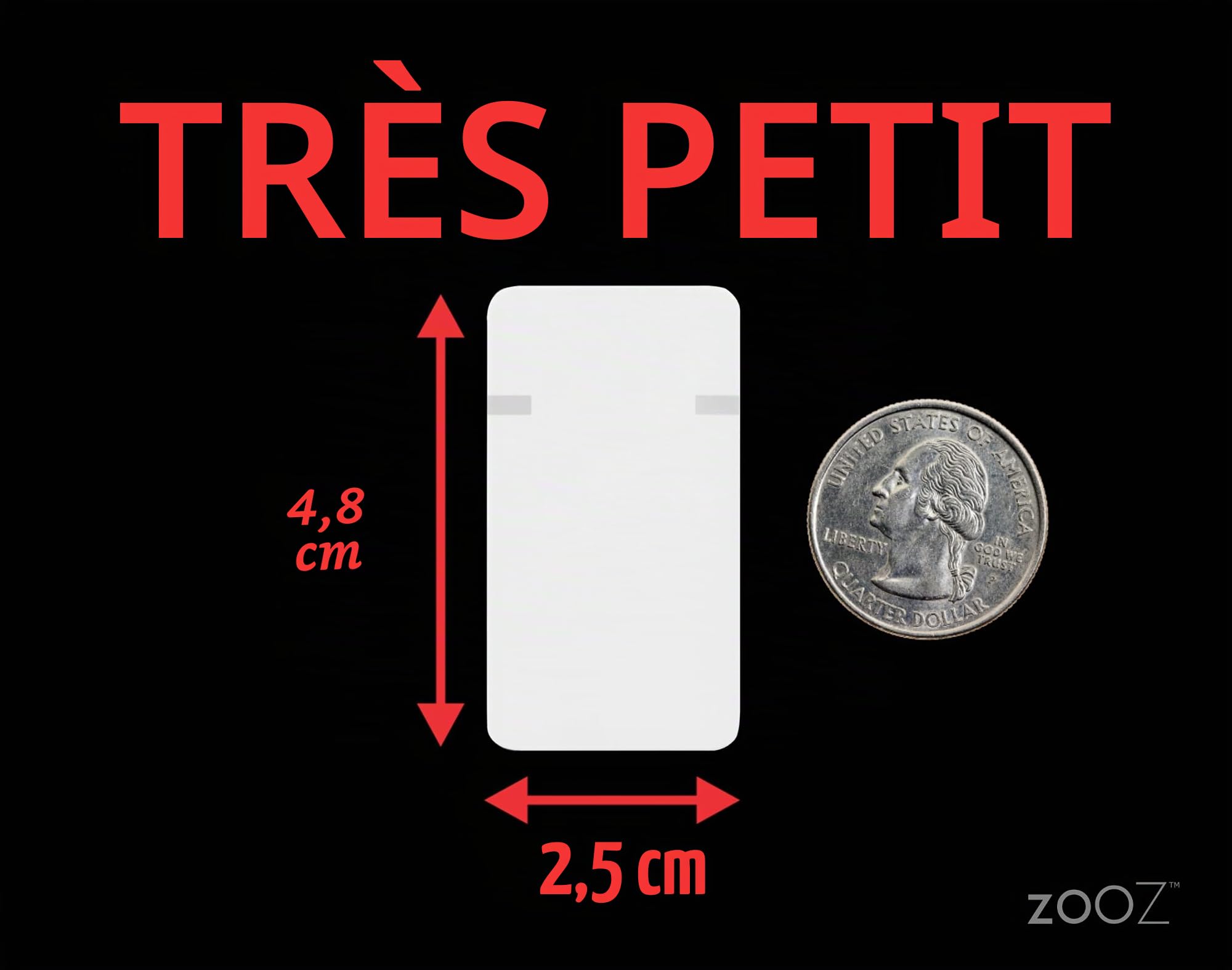 Zooz ZSE41 XS SENSOR Détecteur d'ouverture de porte/fenêtre Z-Wave Plus V2 Gen7 Série 700