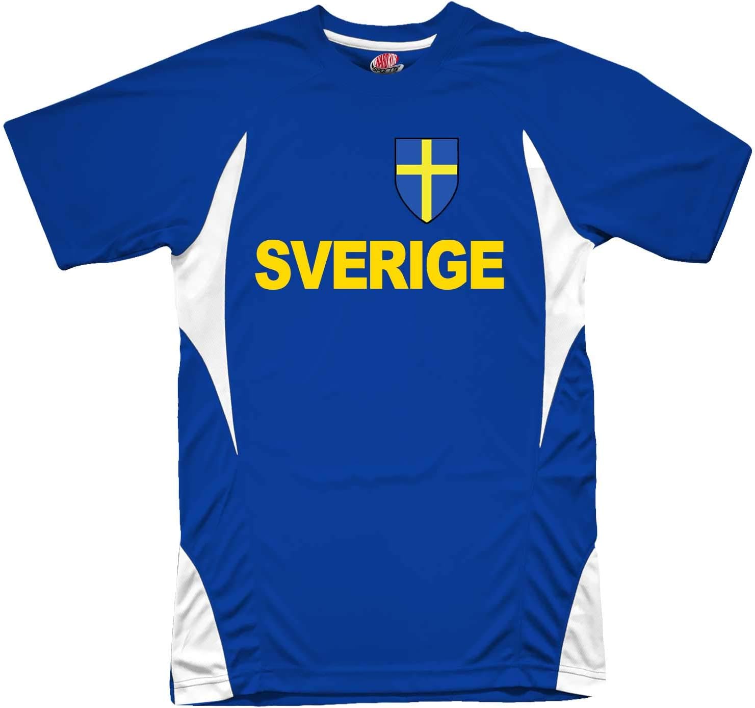 Custom Sverige Soccer Jersey Personalized with Your Names and Numbers