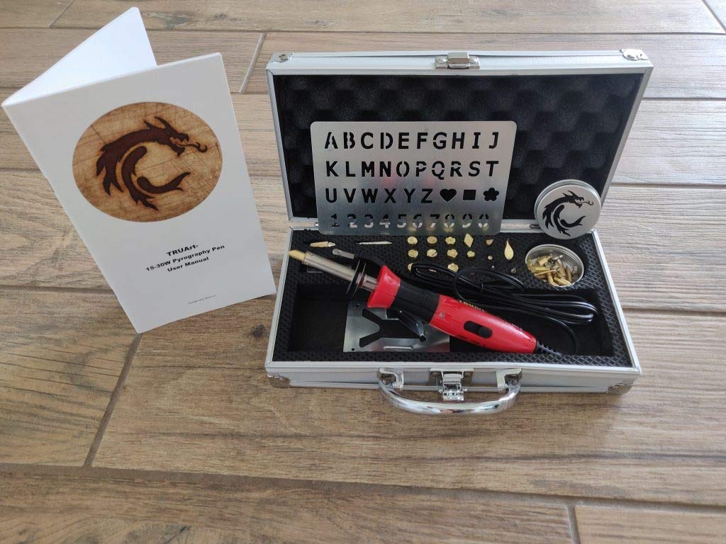 TRUArt Wood And Leather Pyrography Pen Set Best