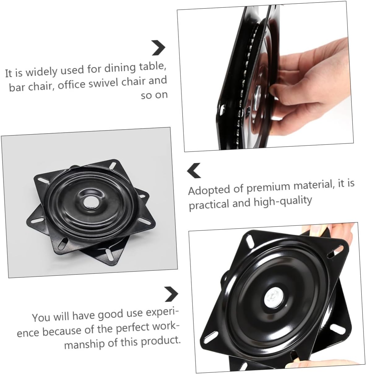 Rotating Iron Turntable Lazy Susan Dining Table Motorized Turntable Sofa Rotating Bearing Ball Bearing Turnplate