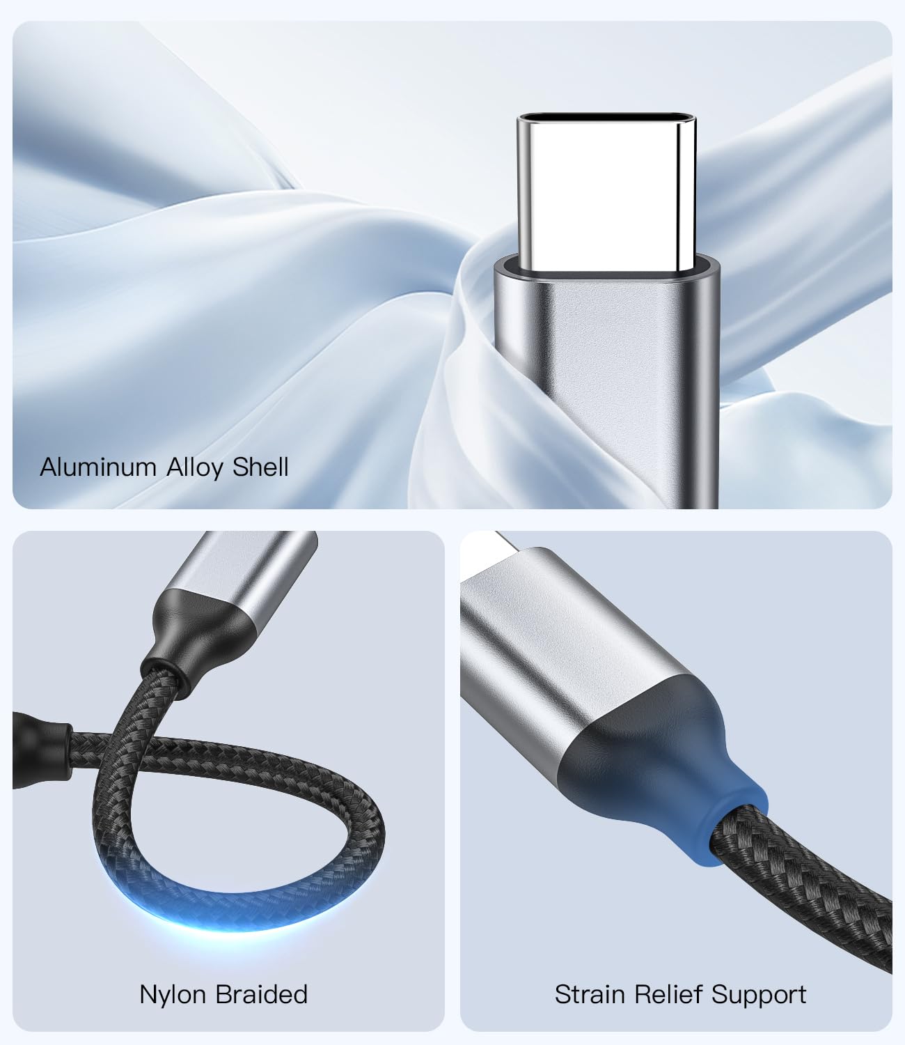 YLLZI Adattatore USB C a Jack 3.5 mm, Adattatore USB C per iPhone 16 15 Pro Max Plus, tipo C a audio Aux per Samsung Galaxy S24 S23 Ultra Note 20, per Huawei P50 P40/Mate 30 20, Pixel 4/3, per Xiaomi