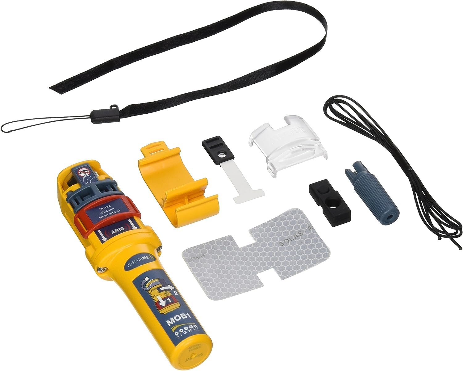OSAT Ocean Signal RescueME MOB1 Uomo a Mare EPI3100 SafeSea GPS Satellite SOS Allarme Allarme Navigazione Marittima di Emergenza