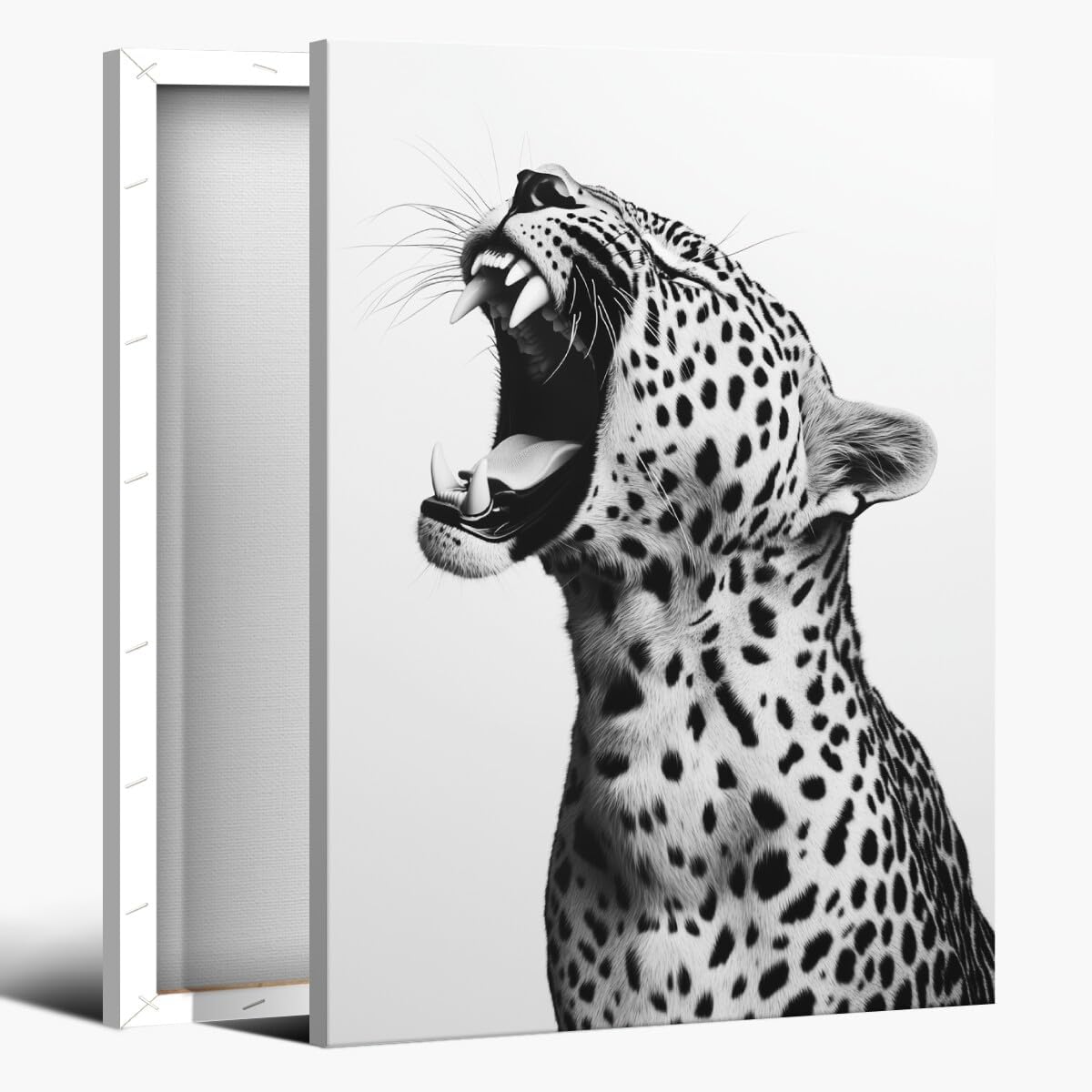 Cheetah Lying On Vintage Sofa Canvas Wall Art Pink Emerald Green Maximalist Leopard Print Pictures Wall Decor Jungle Animal Poster Eclectic Boho Aesthetic Bedroom Bathroom Decor 16x24inch Framed