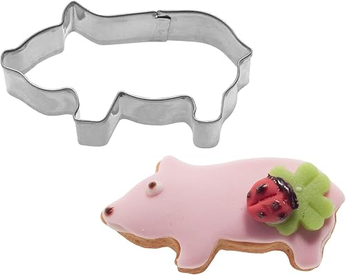 Westmark Moldes Cerdo, 6 cm, Acero Inoxidable, Plata, 5,9 x 2,8 x 2,2 cm