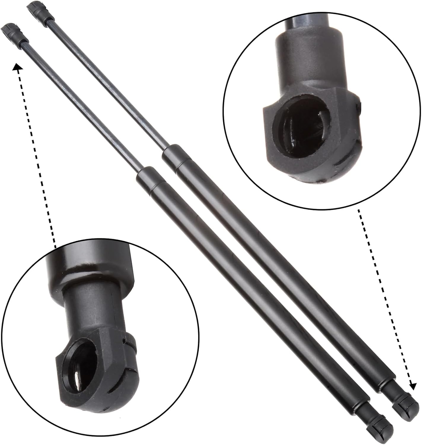 SCITOO 4648 18.29Inch Lift Supports Fit for Honda Civic 1992-1995 Rear Left and Right Hatch Shock Struts 2pcs