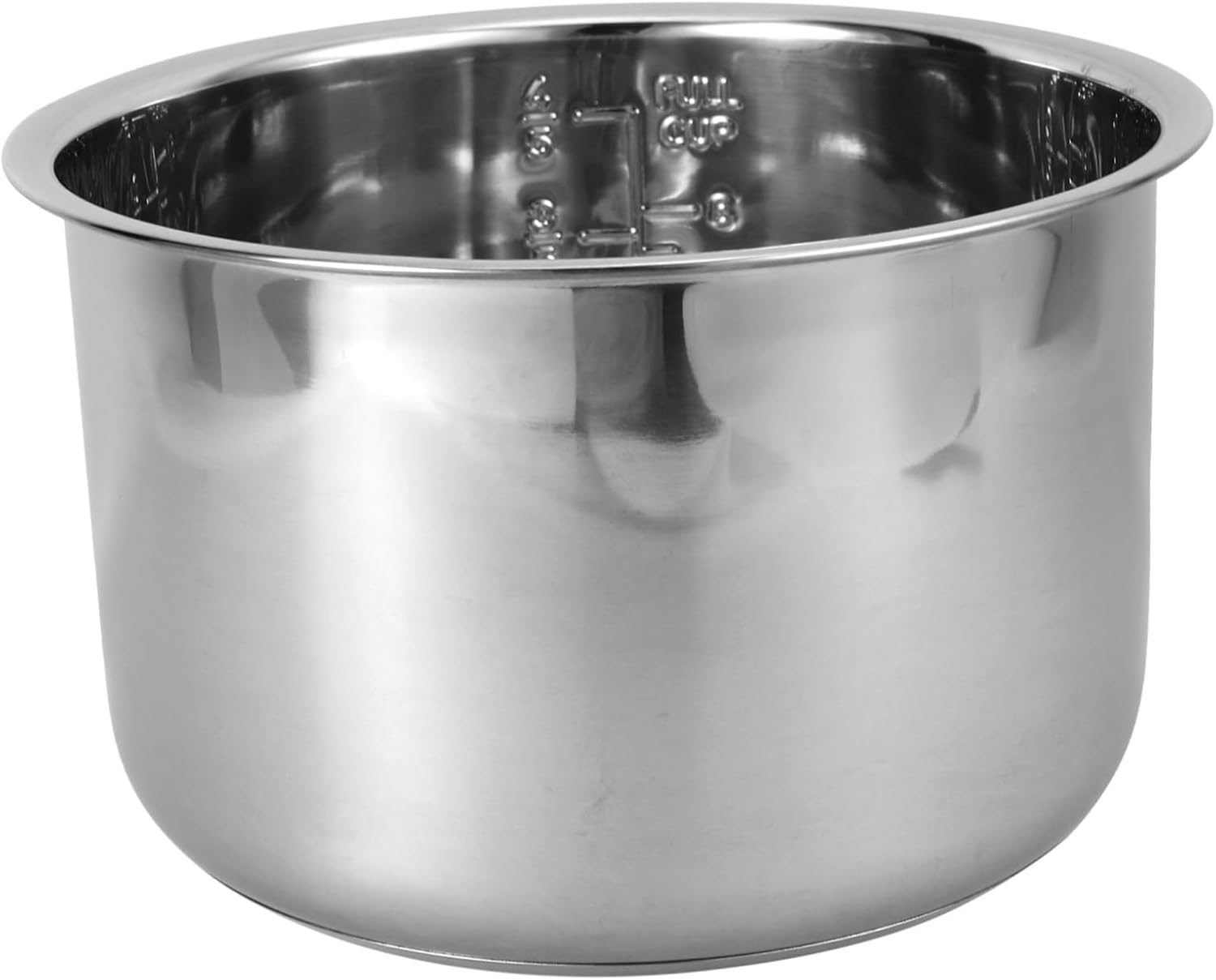 Stainless Steel Rice Cooker Inner Pot Thickened Non-Stick Electric Cooker Pot Replacement Cooking Accessory for Household Use Compatible Multi-Cookers and