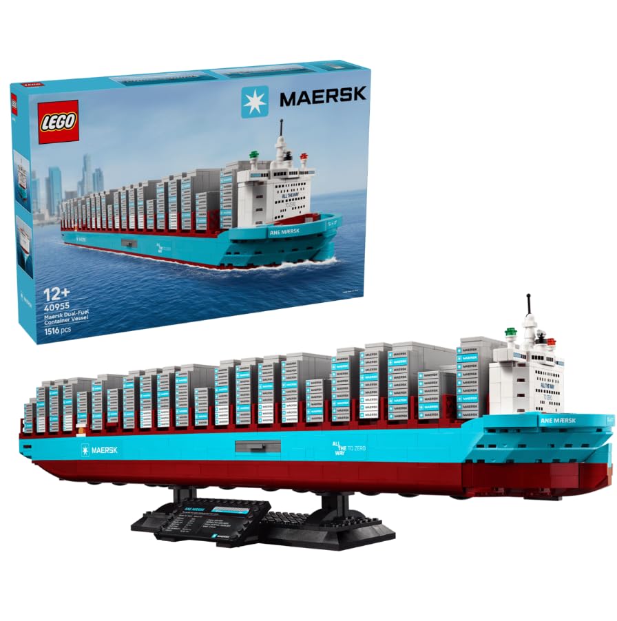 Amazon.co.jp: LEGO(レゴ) Maersk 2元燃料コンテナ船 組み立てモデル