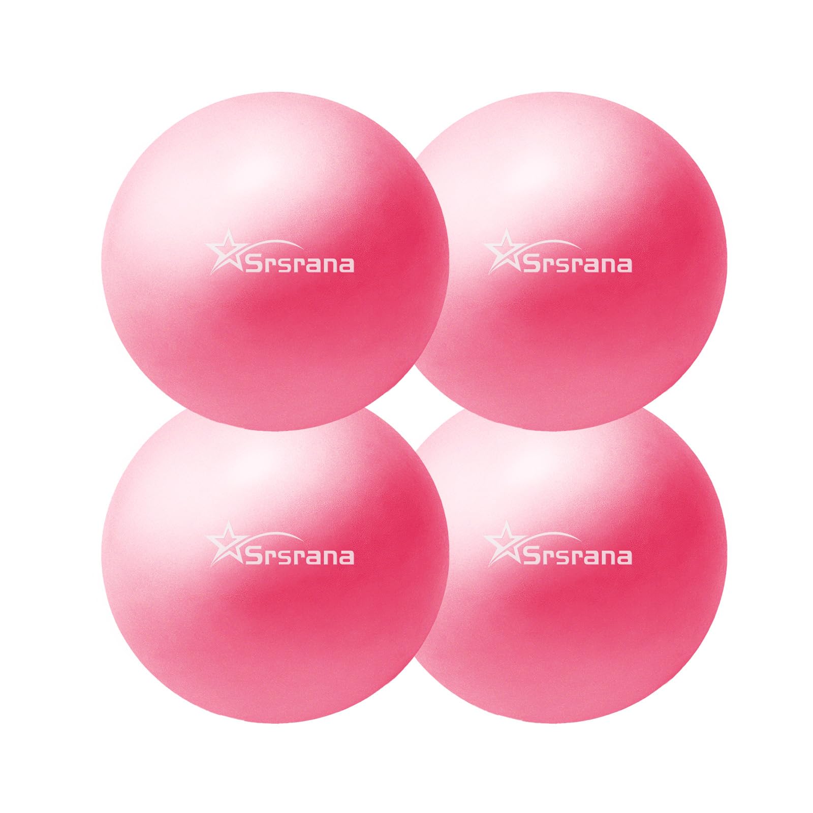 9 Inch Pilates Ball, Mini Exercise Ball for Yoga, Barre &amp; Fitness Training
