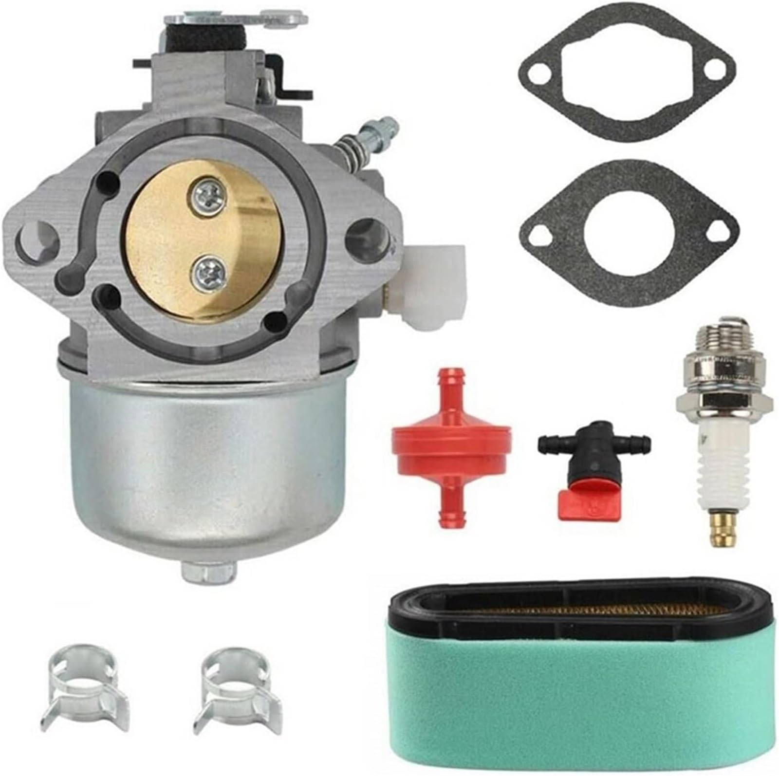Kit de carburador con Filtro Aire para Motores cortacésped para Briggs y para Stratton