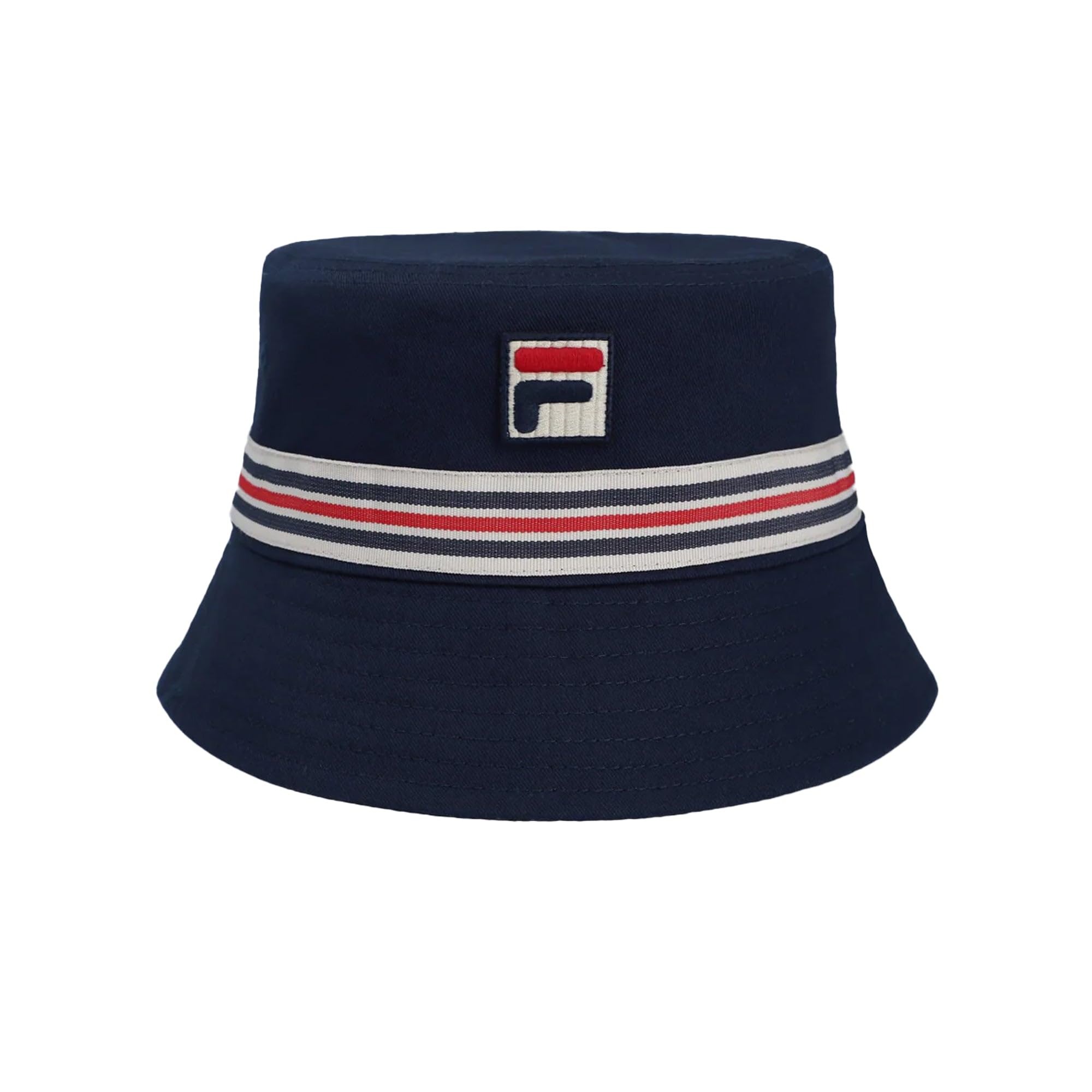 Fila Men's Navy Box & Heritage Stipe Bucket Hat