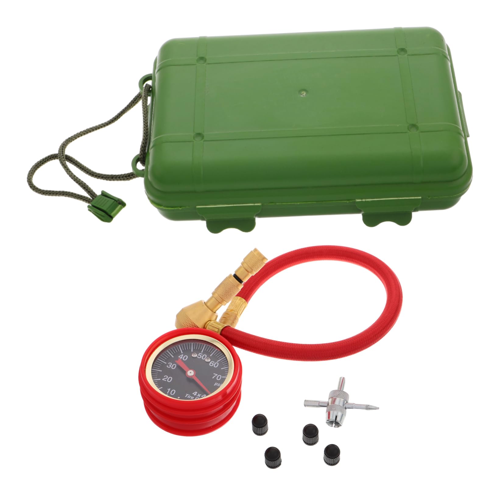 1set Manometro Per Pressione Pneumatici Professionale Con Dial Di Precisione Accessorio Multiuso Per Auto e Camion Installazione Facile Realizzato e Misurazione Accurata Per