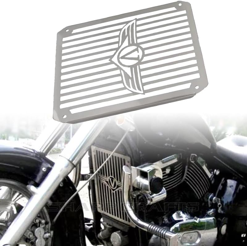 Miniatura 8 de Funda para radiador de motocicleta, protector de parrilla para parrilla, protector de enfriador compatible con Kawasaki Vulcan 400 Vulcan 800 VN400