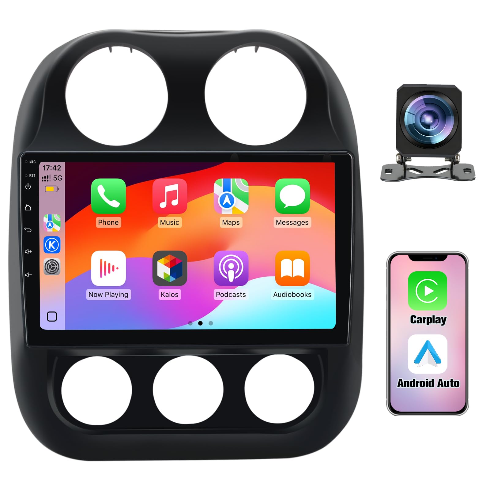 Junsun 10 Inch Android 13 Car Radio