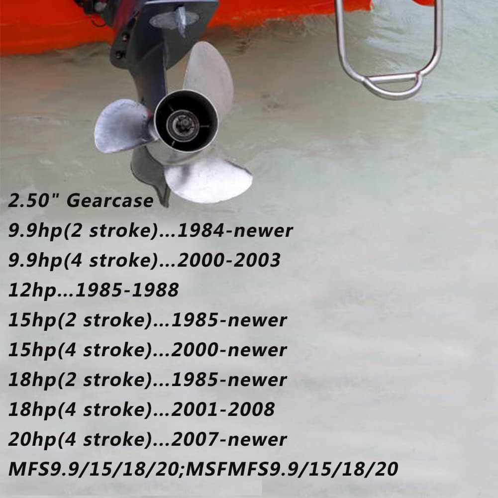 Boatman Boat Polished Stainless Propeller fit Tohatsu Outboard Engines 9.9HP-250 HP 3 Blades RH/LH