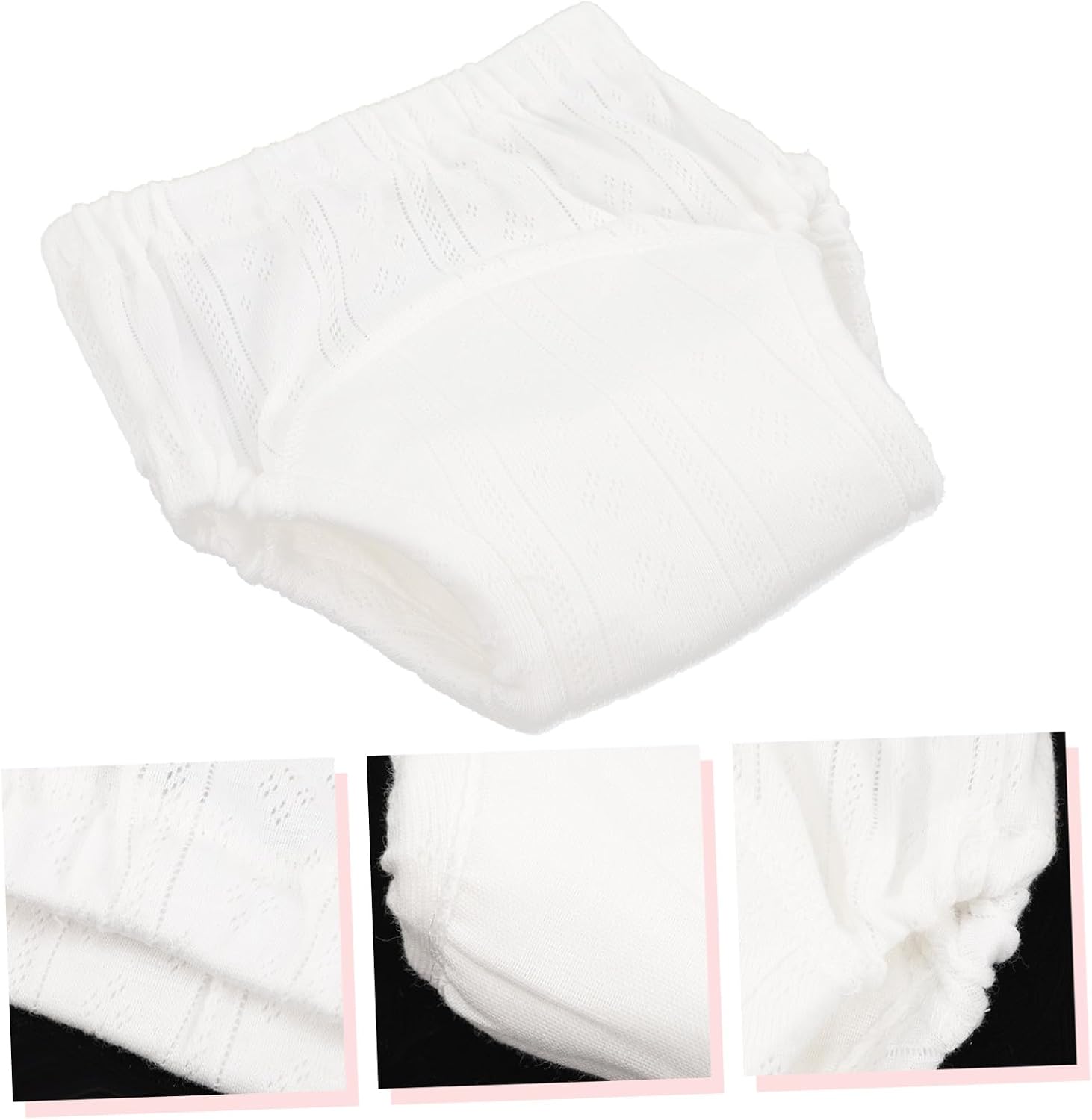 VICASKY 5pcs Alternative Boys Boy Girl Pull Potty Training Pants Washable Design Comfortable Cotton Material White
