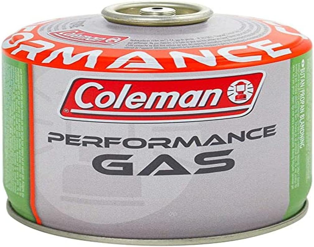 Coleman C300 Performance Gas Cartridge with Valve, for Camping Kitchen, Compact and Sealable Container