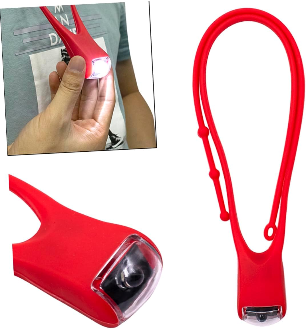 Led Neck Light Torch Hands Camping Lamp for Outdoor Night Running and Hiking Lightweight and Compact Design Wide Angle Beam Style