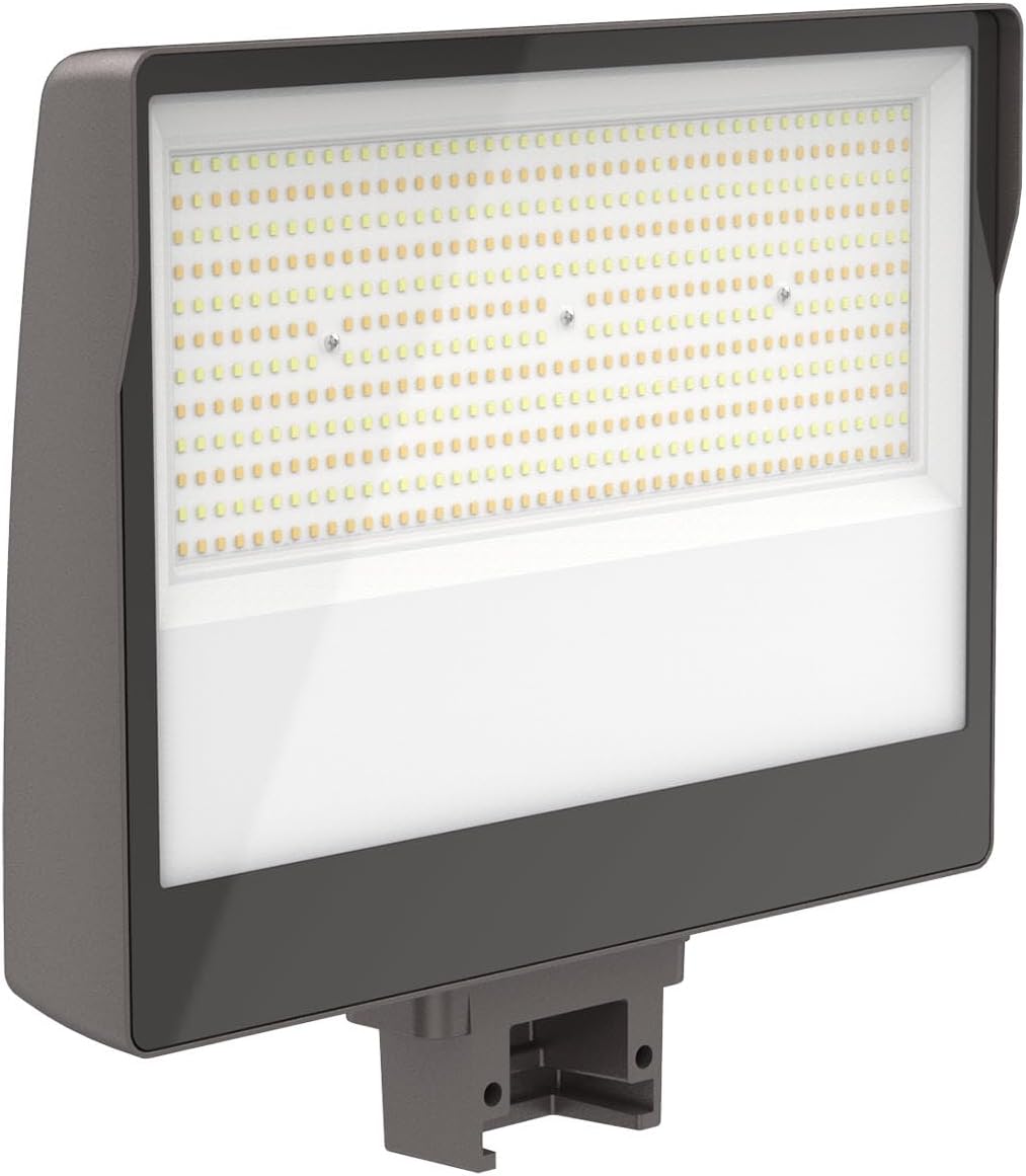 LEDONE Corp 300W LED Flood Light Trunnion Mount Commercial Multi-Watt 200/240/300W Stadium Floodlights 45000lm Area Light