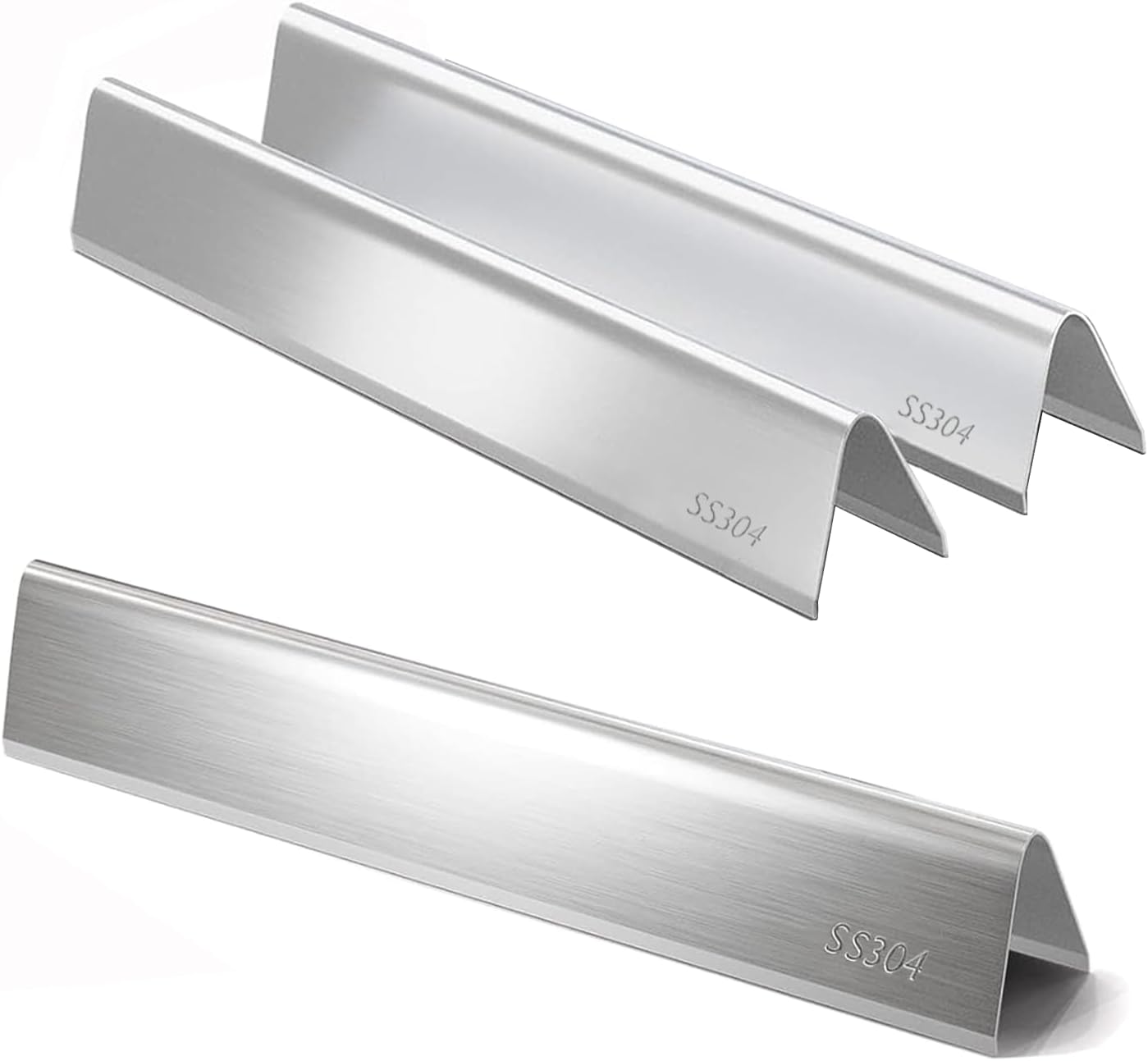 7636 Flavorizer Bars for Weber Spirit II & Spirit E/S 310 315 320 330 Gas Grills; Weber Spirit Replacement Parts; Weber Spirit flavorizer Bars; 304 Stainless Steel Flavorizer Bars; 5-Pack