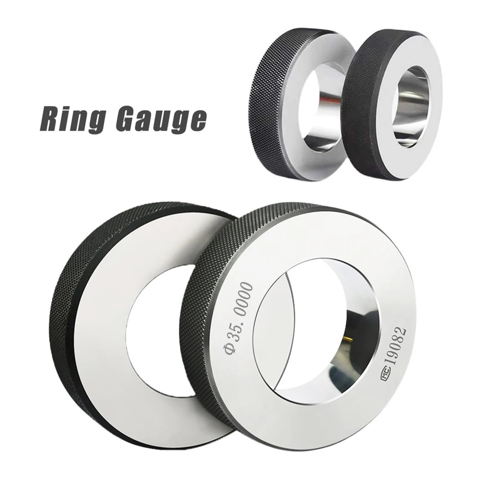 Calibrador de roscas, Calibre de anillo ajuste calibración diámetro interior 1-25 mm liso(16mm)