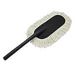 Car Duster Microfiber Brush Shine & Dust Removal Cleaning Brush Duster for Cars, SUVs & All Vehicles – White