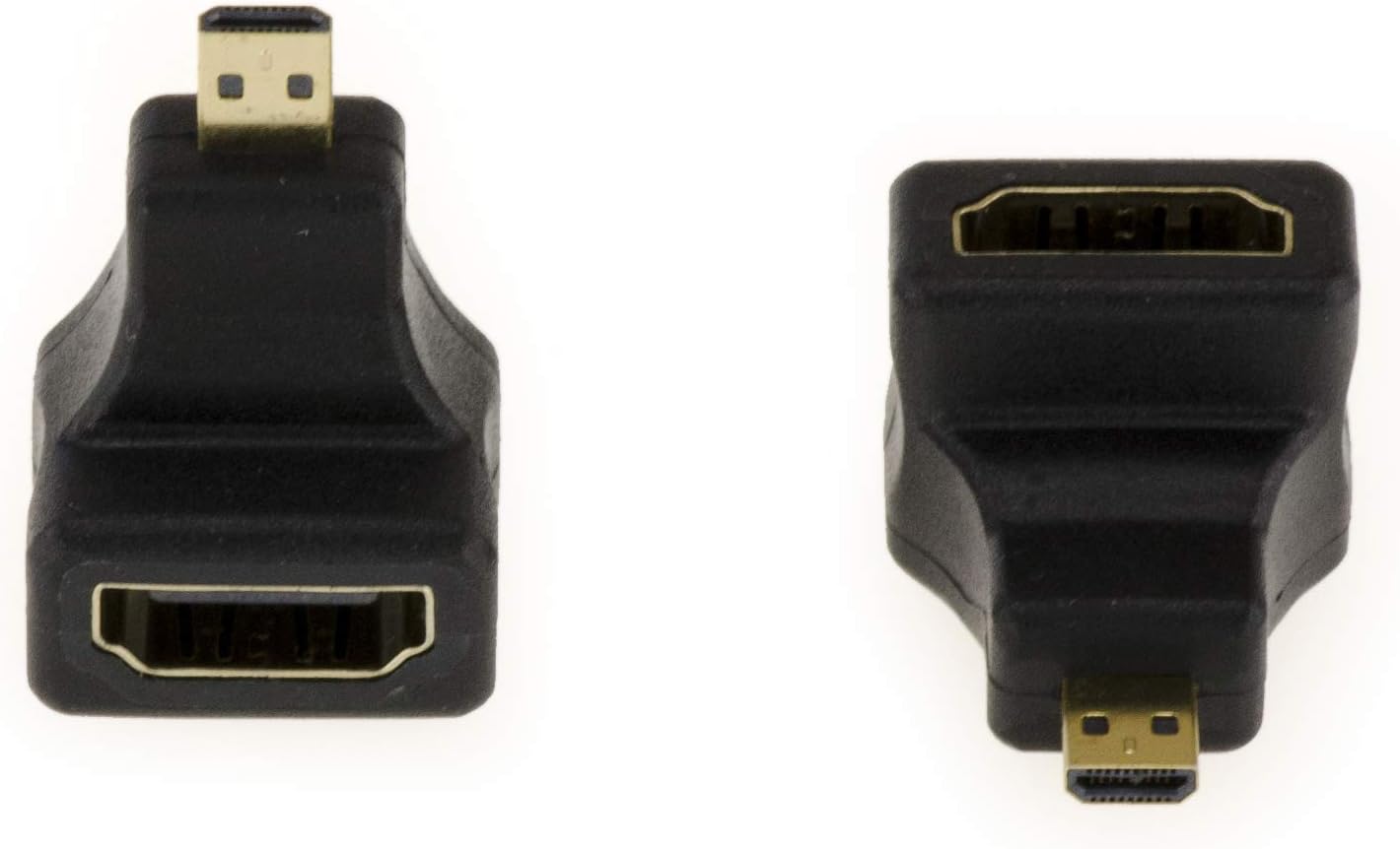 KALEA-INFORMATIQUE Adaptor with 90° angle HDMI (Type A) Female to Micro HDMI Male (Type D)