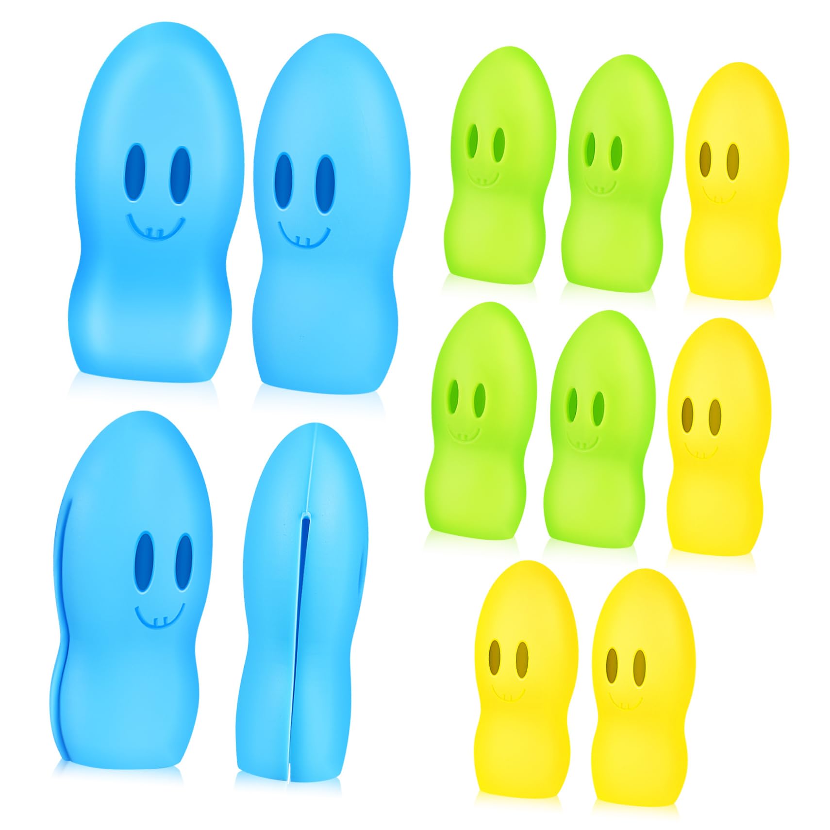SHERCHPRY 12Pcs Silicone Toothbrush Covers with Ventilation Caps for Travel Home Outdoor Use Lightweight Compact Toothbrush