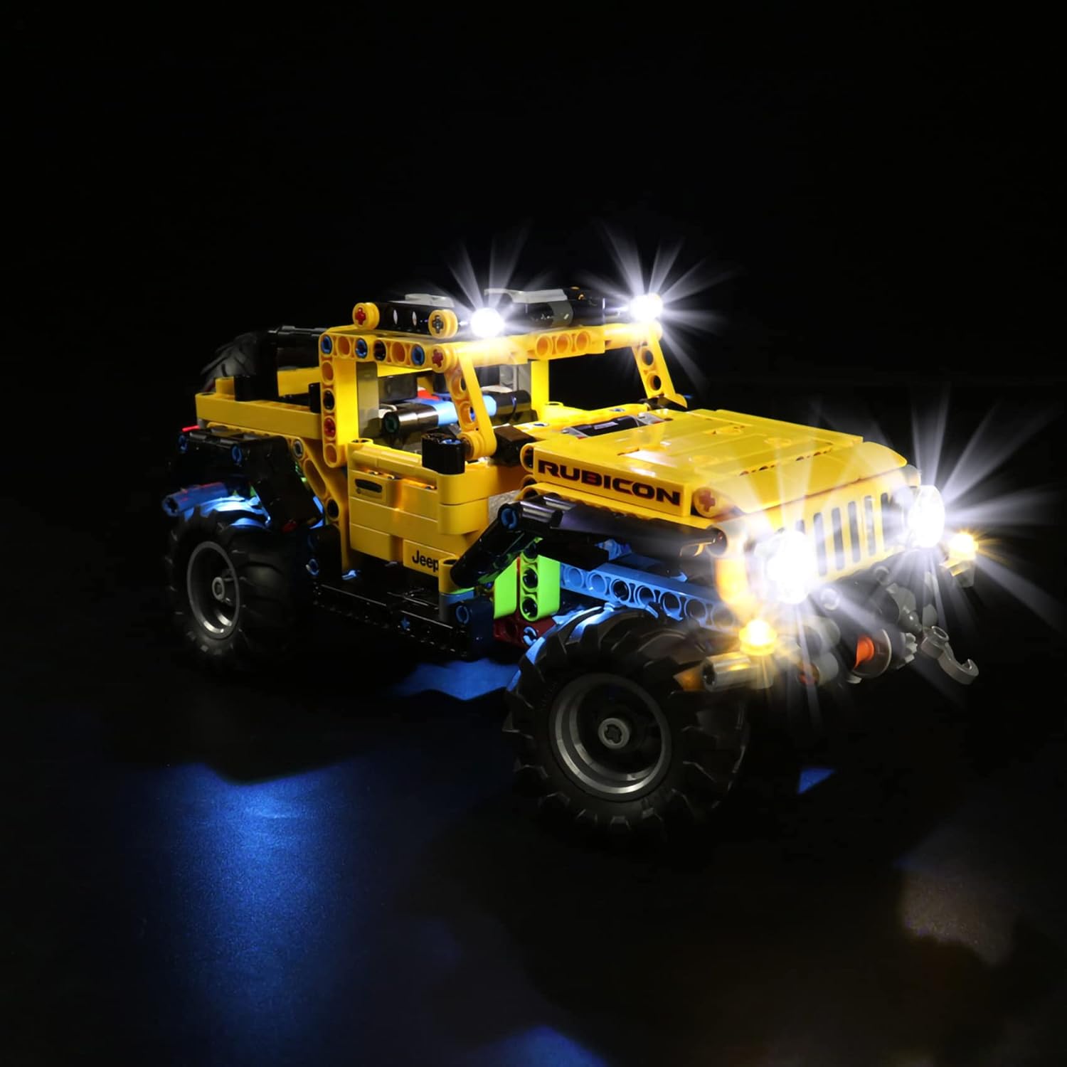 LED Lighting Kit Compatible with Lego 42122 Wrangler Car Model Building Kit - Lights Only - Decoration LED Light Kit without Building Block Model (Basic Version)