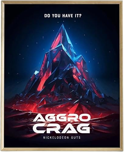 Nickelodeon Guts Aggro Crag Framed Wall Art 8x10 inWalnut Floating Frame Canvas