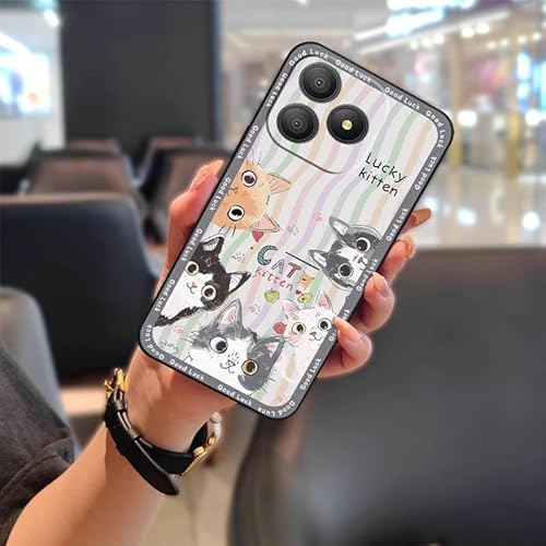 Phone Case Compatible with Blackview Wave 9C, TPU Cute Phone Pouch Waterproof Durable Graffiti Dirt-resistant Full wrap Anti-dus