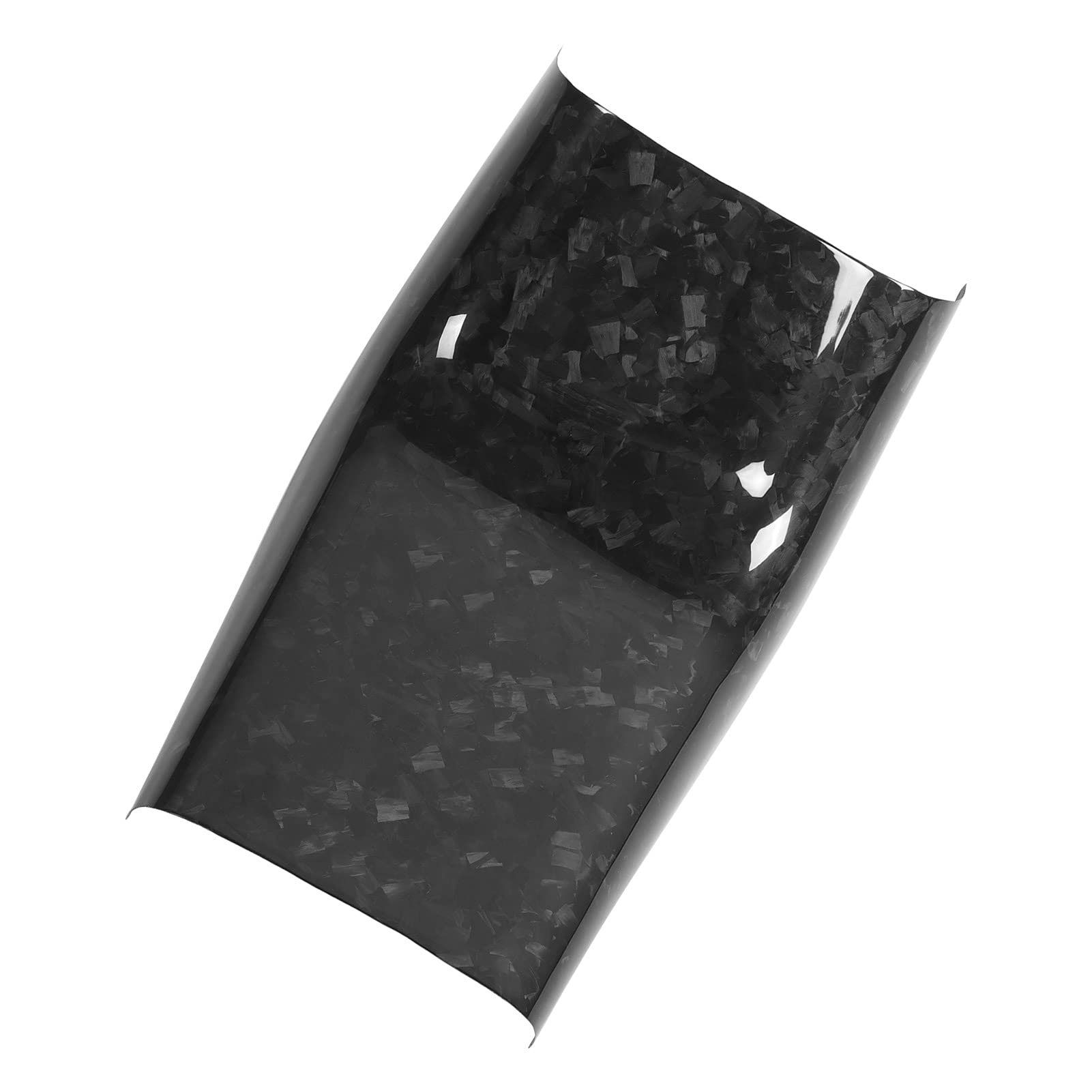 Trockene Carbonfaser-Abdeckung für 2018-2021, Marmoroptik | Originale Passform, Klebeinstallation ohne Bohren, - und kratzfest, für Konsole und Lüftungsgitter.
