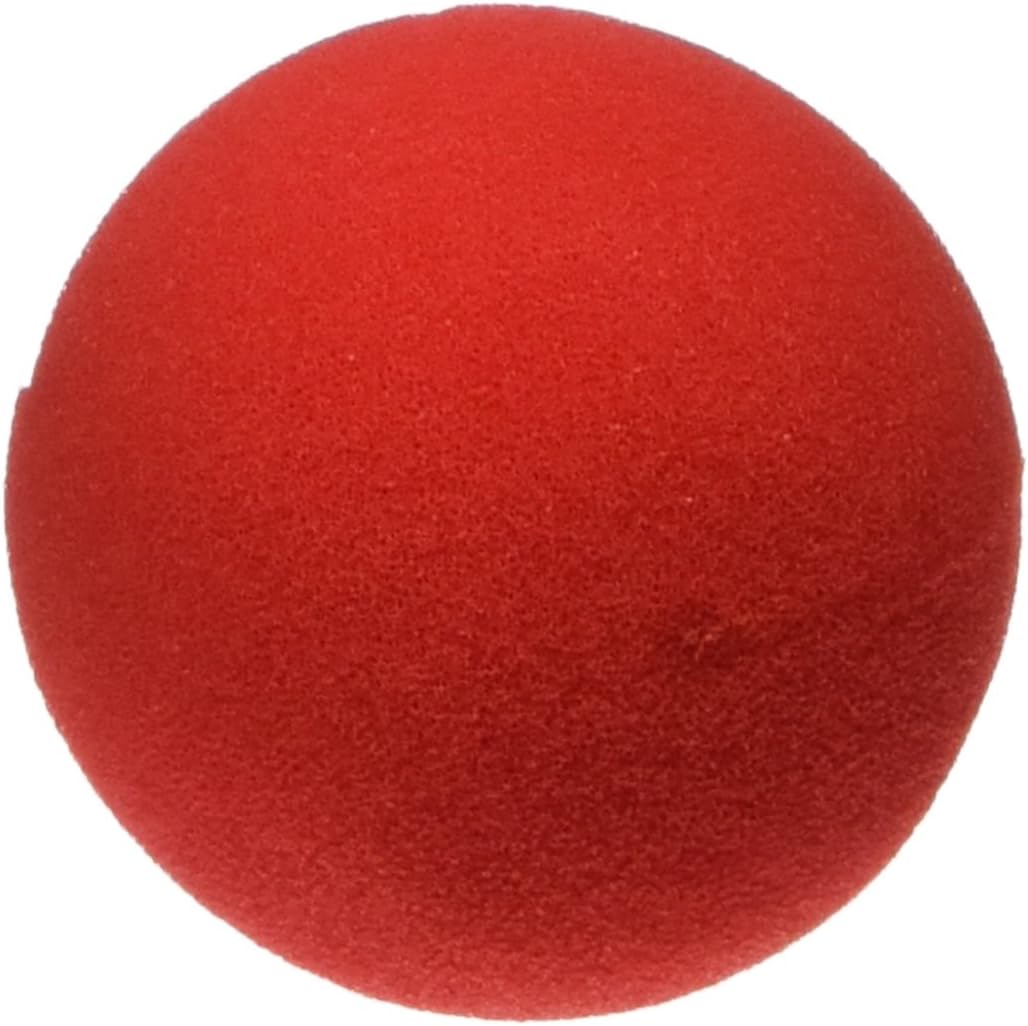 Amscan 841625 Red Clown Nose for Adults, Jumbo Size, 1 Piece